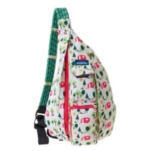Kavu Kids Camping Adventure Rope Sling Bag EUC